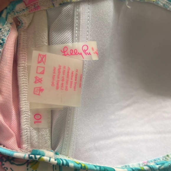 Lilly Pulitzer strapless bikini size 10 - Picture 8 of 10